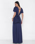 VESTIDO SEREIA COM MANGA PETRA FINA